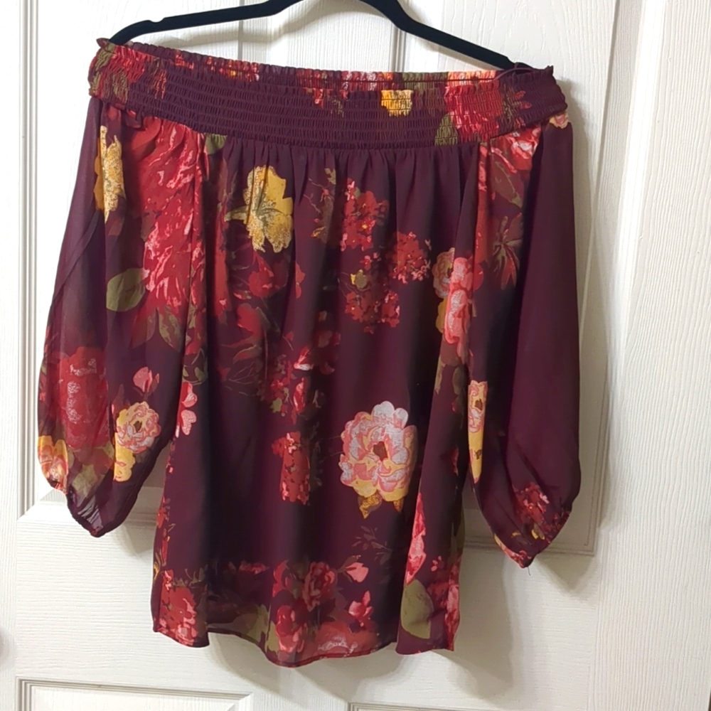 Colleen Lopez Off Shoulder Blouse